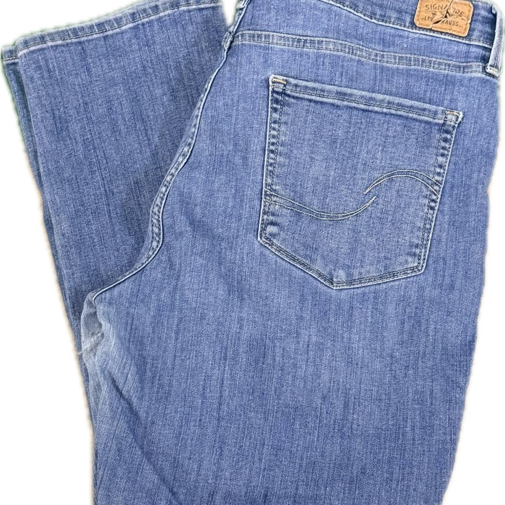 Signature By Levis Womens Size 14 Mid Rise Slim 32x28